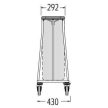 Wäschewagen, 95,5x98x55cm, 80L (04.09154.75-7084)