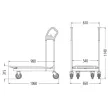 Transportwagen, 400kg, 106x65x114cm (05.20458.51-V031)