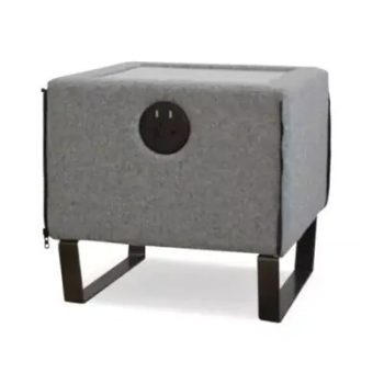   Burgess furniture, L:45cm, Width: 45cm, H:43,5cm, Weight: 12,6kg (15/3-L)