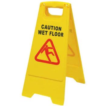 Wet floor sign