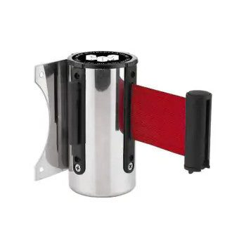 Metallwandhalterung mit rotem Band, 5m