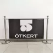 Banneres króm kordonoszlopok