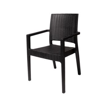 Kültéri szék, 89x59x59 cm, 5.3 kg (MAR-BLACK)