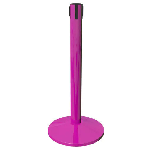Colored retractable barrier (NO-pink)