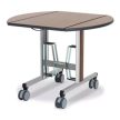 Room service trolley, L: 91.5cm, H: 76cm, Width closed: 58cm, Width open: 100cm (RST3)