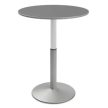 Tabou poseur table, L: 70cm, Width: 70cm, H: 72-112cm, Base diam.: 55cm (TP1-2)