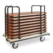 Table trolley, Lenght: 130cm, Width: 45 or 60 or 75cm (TTFC1345)
