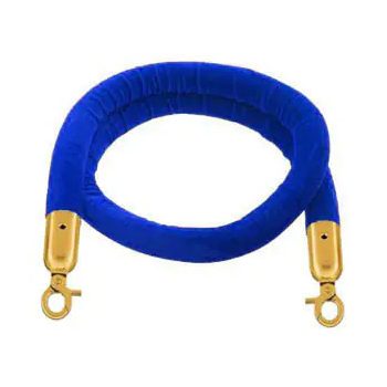 Kék velúr kordonkötél