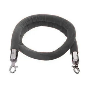 Szürke velúr kordonkötél