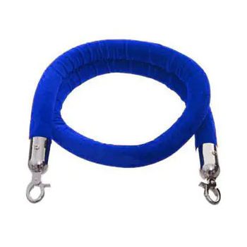 Kék velúr kordonkötél