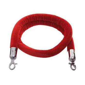 Piros velúr kordonkötél