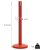 XL szalagos kordonoszlop, 4.8m, szalag nélkül