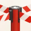 XL-Absperrpfosten mit 4,8 m Band
